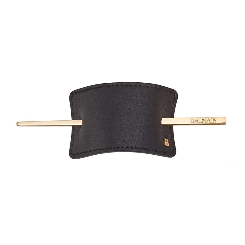 Balmain Hair Natūralios odos SIGNATURE plaukų segtukas